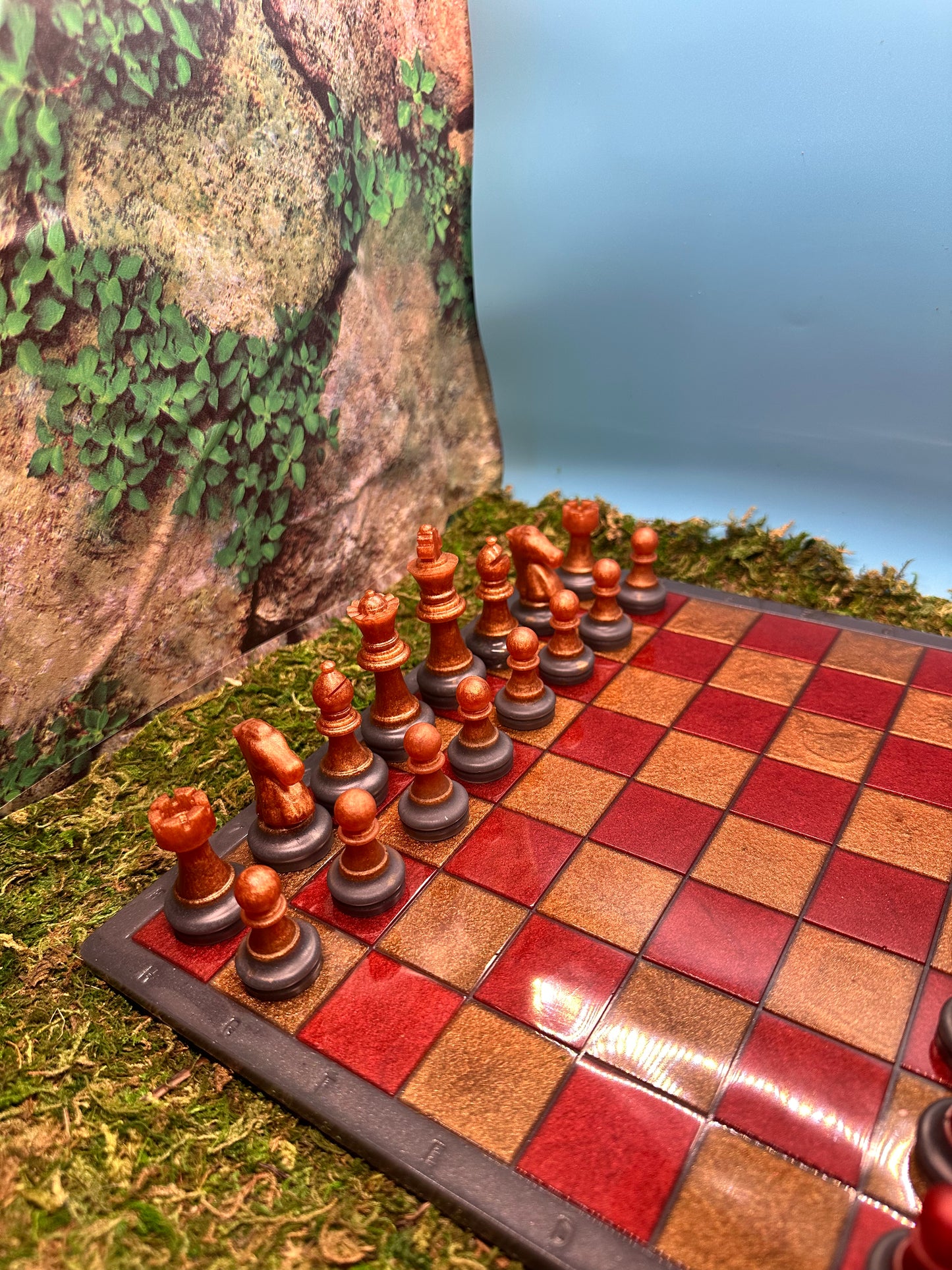 Red & Gold Gryffindor Colors Chess Set