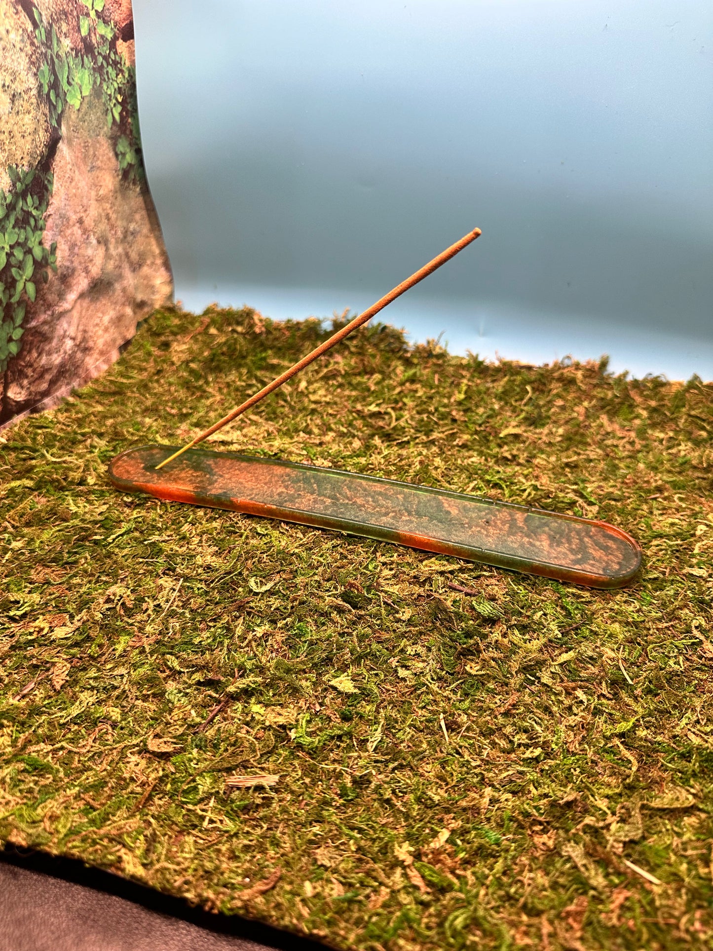 Green & Gold Incense Burner