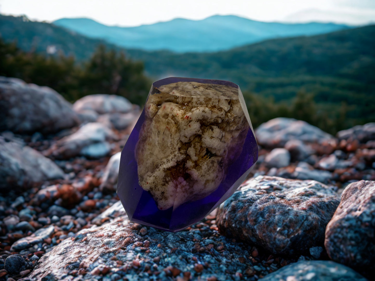 Encased Single Geode Cluster