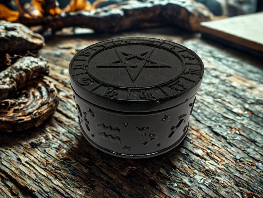 Mystical Black Trinket Box