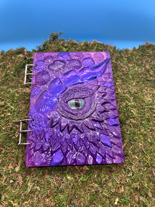 Purple Dragons Eye Notebook w/ Paper