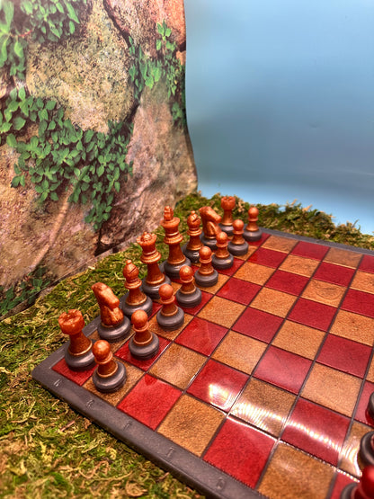 Red & Gold Gryffindor Colors Chess Set