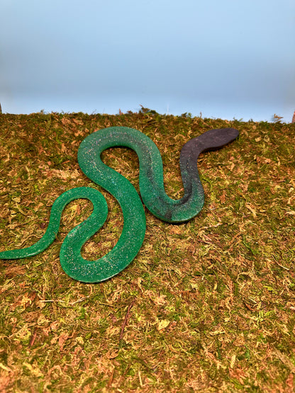 Black and Green Snake