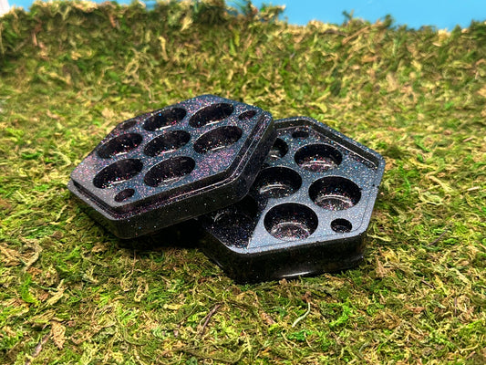 Black Glitter-a-fied Dice Holder