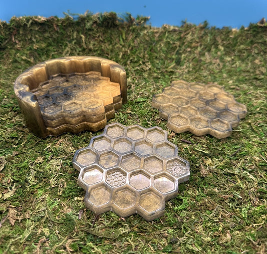 Bee HIVE! Coaster Set