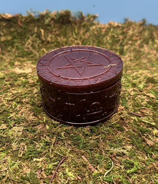 Zodiac Signs Red Trinket Box